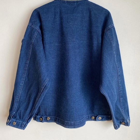 Vintage Barn Jacket Higher State Denim Adventure Jacket 90s Retro - Picture 6 of 8